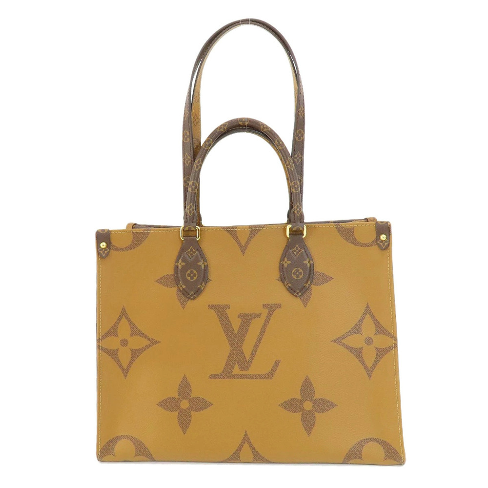 Louis Vuitton Giant Reverse Monogram Bag Tote OnTheGo Brown